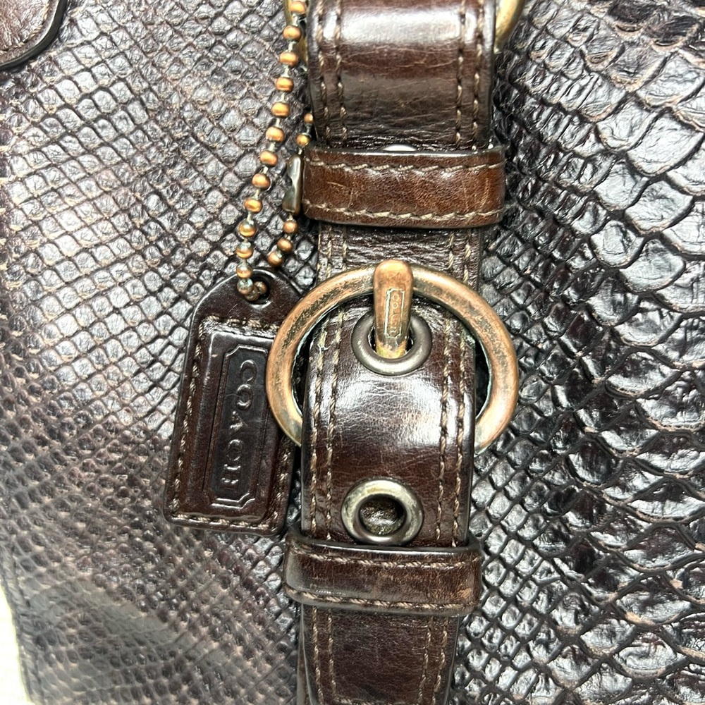 Limited Edition Coach Chelsea Python Embossed Lea… - image 5